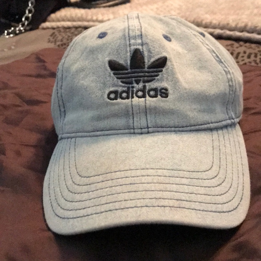 Adidas acid washed Jean cap